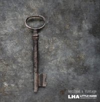 FRANCE antique KEY フランスアンティークキー 大きな鍵 H9.5cm 1890-1920's