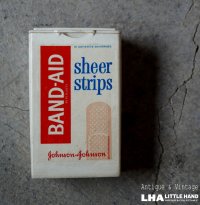 U.S.A. antique BAND-AID TIN アメリカアンティーク ジョンソン&ジョンソン BAND-AID バンドエイド缶 絆創膏 ヴィンテージ1960's 