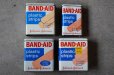 画像2: U.S.A. antique BAND-AID TINS 4pcs アメリカアンティーク ジョンソン&ジョンソン BAND-AID バンドエイド缶 4個SET 絆創膏 ヴィンテージ1970-80's  (2)