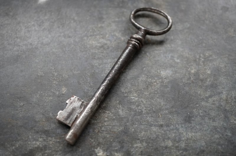 画像3: FRANCE antique KEY フランスアンティークキー 大きな鍵 H9.5cm 1890-1920's