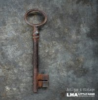 FRANCE antique KEY フランスアンティークキー 大きな鍵 H10.5cm 1890-1920's