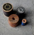 U.S.A. antique Wooden Spools アメリカアンティーク  英字ロゴ入 刻印入 木製スプール 糸巻き 糸 4個セット  ヴィンテージ 1920-40's