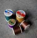 U.S.A. antique Wooden Spools アメリカアンティーク スプール 糸巻き 糸 5個セット  ヴィンテージ 1960-90's