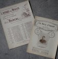 画像2: FRANCE antique Sheet Music 2pcs フランスアンティーク 楽譜 譜面 2SET ヴィンテージ 1920-60's (2)