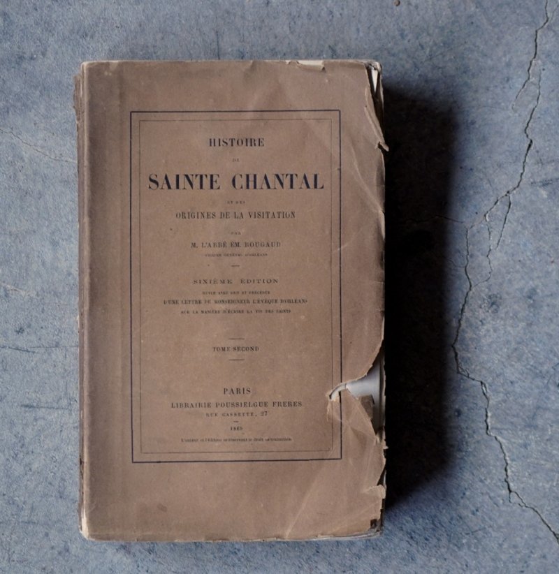 画像1: FRANCE antique BOOK フランス アンティーク ブック book 本 古書 洋書 1869's