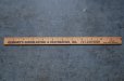 画像2: U.S.A. antique ADVERTISING RULER 12” アメリカアンティーク アドバタイジング 木製ルーラー 広告入り 定規 ヴィンテージ 1940-60's (2)