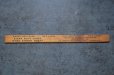 画像5: U.S.A. antique ADVERTISING RULER 12” アメリカアンティーク アドバタイジング 木製ルーラー 広告入り 定規 ヴィンテージ 1940-60's