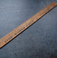 U.S.A. antique ADVERTISING RULER 12” アメリカアンティーク アドバタイジング 木製ルーラー 広告入り 定規 ヴィンテージ 1940-60's