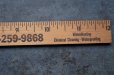 画像4: U.S.A. antique ADVERTISING RULER 12” アメリカアンティーク アドバタイジング 木製ルーラー 広告入り 定規 ヴィンテージ 1940-60's