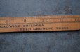 画像4: U.S.A. antique ADVERTISING RULER 12” アメリカアンティーク アドバタイジング 木製ルーラー 広告入り 定規 ヴィンテージ 1940-60's