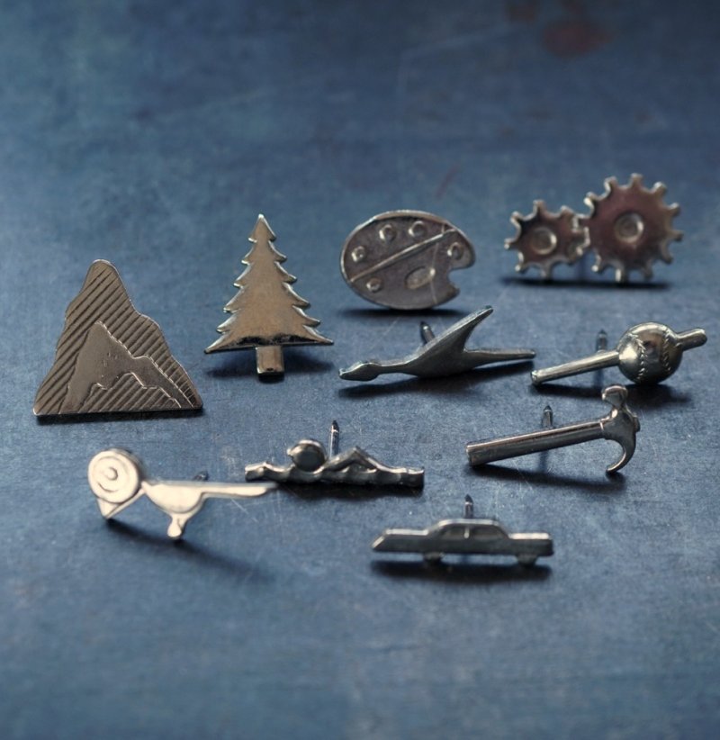 画像1: U.S.A. antique PINS PIN BADGE 10pcs アメリカアンティークピンズ ピンバッジ 10個セット （留め金具なし）ヴィンテージ 1960-90's