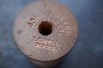 画像4: U.S.A. antique Wooden Spools アメリカアンティーク  英字ロゴ入 刻印入 木製スプール 糸巻き 糸 3個セット  ヴィンテージ 1920-40's