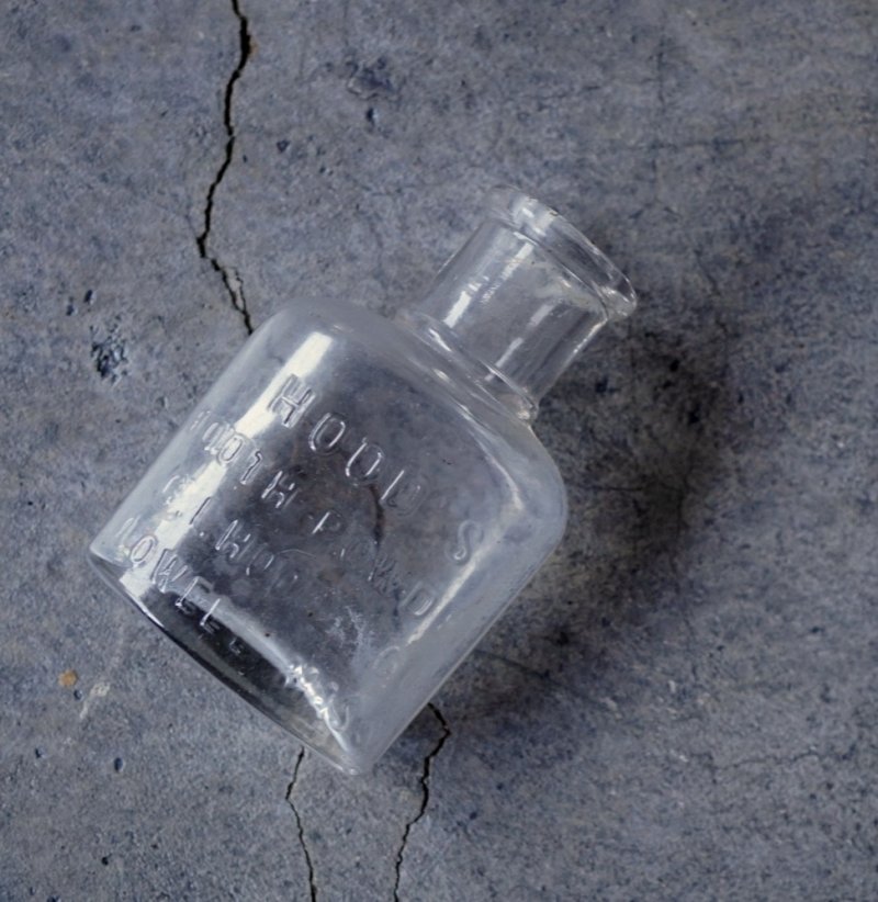 画像1: U.S.A. antique Glass Bottle アメリカアンティーク ガラスボトル ガラス瓶 1900-20's