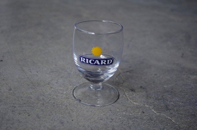 画像2: 【OUTLET】FRANCE antique RICARD GLASS フランスアンティーク リカール 脚付きグラス 1960's 