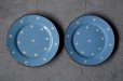 画像2: 【OUTLET】ENGLAND antique TORQUAY CAKE PLATE イギリスアンティーク トーキー ポルカドット ティープレート・ケーキプレート 2セット ヴィンテージ 1960-70's (2)
