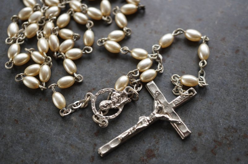 画像2: ITALY antique  Rosary イタリアアンティーク ロザリオ 十字架 ヴィンテージ 1970-90's  