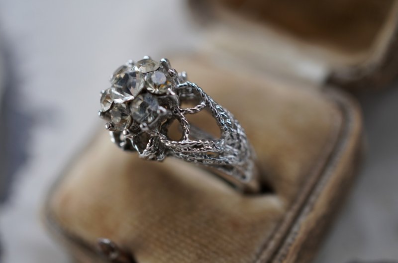 画像4: U.S.A. antique RING アメリカアンティーク コスチュームジュエリー ヴィンテージ リング 指輪 1960－80's 
