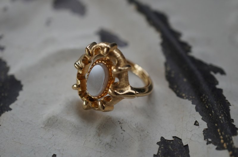 画像2: U.S.A. antique RING アメリカアンティーク コスチュームジュエリー ヴィンテージ リング 指輪 1960－80's 