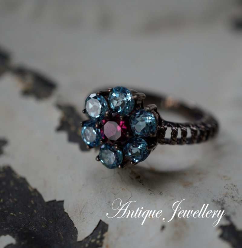 画像1: U.S.A. antique RING アメリカアンティーク コスチュームジュエリー ヴィンテージ リング 指輪 1960－80's 
