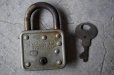 画像3: SALE【30%OFF】U.S.A. antique Master PADLOCK アメリカアンティーク  刻印入 パドロック 南京錠 ヴィンテージ ビンテージ 1940－60's