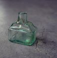 画像1: ENGLAND antique Ink Bottle イギリスアンティーク ガラス インクボトル 瓶 ガラスボトル 1890－1910's (1)