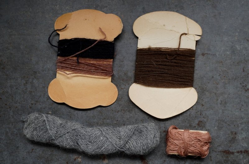 画像3: ENGLAND antique Mending イギリスアンティーク 糸カード 糸巻き 2枚＆2巻きセット 台紙付 ヴィンテージ 1930-50's