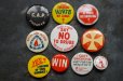 画像2: ENGLAND & U.S.A. antique BADGES 10pcs イギリス&アメリカアンティーク  ヴィンテージ 缶バッジ 10個セット 缶バッチ ビンテージ 1960-90's  (2)