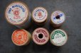 画像5: U.S.A. antique Wooden Spools アメリカアンティーク 木製スプール 糸巻き 糸 6個セット  ヴィンテージ 1950-70's (5)
