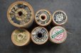 画像4: U.S.A. antique Wooden Spools アメリカアンティーク 木製スプール 糸巻き 糸 6個セット  ヴィンテージ 1950-70's (4)