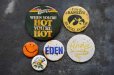 画像2: ENGLAND & U.S.A. antique BADGES 6pcs イギリス&アメリカアンティーク  ヴィンテージ 缶バッジ 6個セット 缶バッチ ビンテージ 1970-90's  (2)