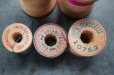 画像7: U.S.A. antique Wooden Spools アメリカアンティーク  英字ロゴ入 刻印入 木製スプール 糸巻き 糸 5個セット  ヴィンテージ 1920-40's