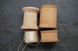 画像8: U.S.A. antique Wooden Spools アメリカアンティーク  英字ロゴ入 刻印入 木製スプール 糸巻き 糸 4個セット  ヴィンテージ 1920-40's