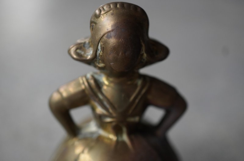 画像2: ENGLAND antique Brass Table Ball イギリスアンティーク ブラス テーブルベル ドールベル ハンドベル ベル真鍮製 1940-50's 