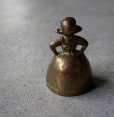 画像1: ENGLAND antique Brass Table Ball イギリスアンティーク ブラス テーブルベル ドールベル ハンドベル ベル真鍮製 1940-50's  (1)