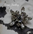 画像1: U.S.A .antique Coro Brooch アメリカアンティーク コロ ブローチ コスチュームジュエリー ヴィンテージ ブローチ 1950-80's  (1)
