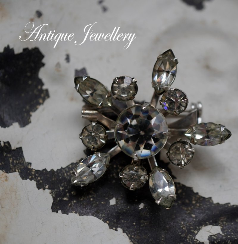 画像1: U.S.A .antique Coro Brooch アメリカアンティーク コロ ブローチ コスチュームジュエリー ヴィンテージ ブローチ 1950-80's 