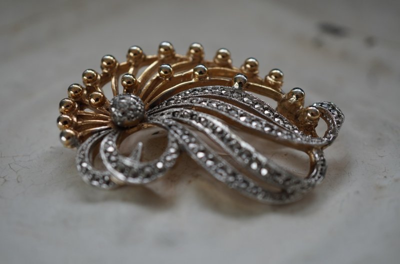 画像3: ENGLAND antique KIGU Brooch イギリスアンティーク キグ ブローチ コスチュームジュエリー ヴィンテージ ブローチ 1950-80's 