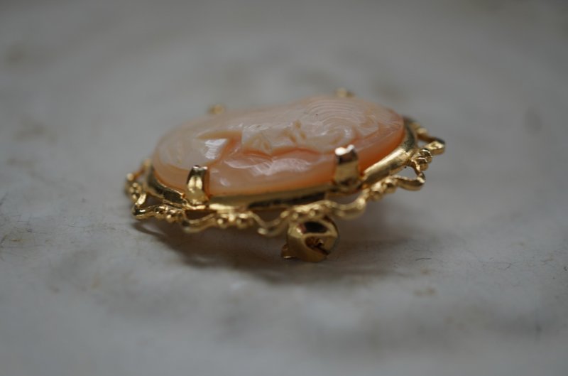 画像4: SALE【30%OFF】ENGLAND antique Brooch イギリスアンティーク ブローチ カメオ アクセサリー ヴィンテージブローチ コスチュームジュエリー 1960-80's 