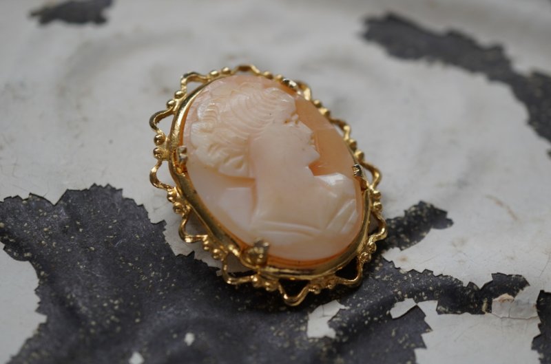 画像2: SALE【30%OFF】ENGLAND antique Brooch イギリスアンティーク ブローチ カメオ アクセサリー ヴィンテージブローチ コスチュームジュエリー 1960-80's 
