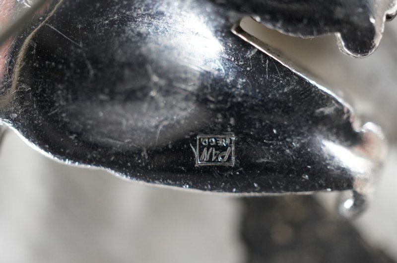 画像5: ENGLAND antique PAN Brooch イギリスアンティーク DOG 犬 ドッグ ブローチ コスチュームジュエリー ヴィンテージ ブローチ 1950-80's 