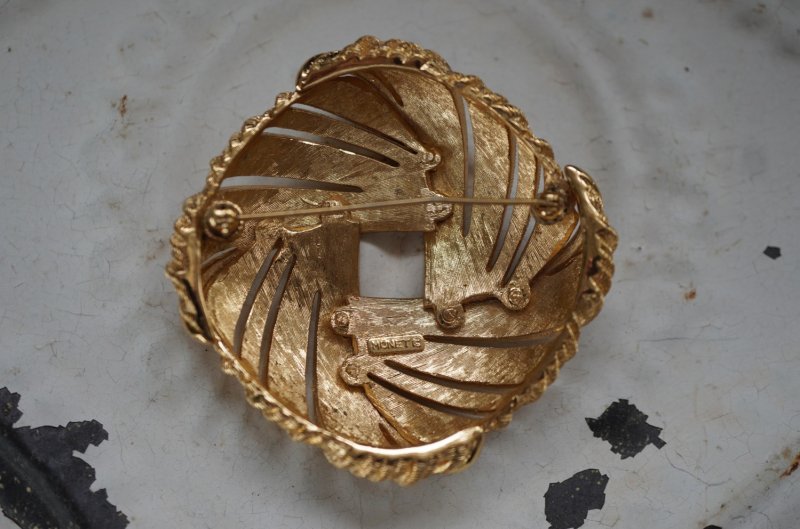 画像4: U.S.A .antique MONET Brooch アメリカアンティーク モネ ブローチ コスチュームジュエリー ヴィンテージ ブローチ 1950-80's 