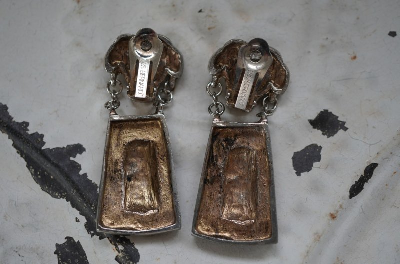 画像3: U.S.A. antique LES BERNARD Earrings  アメリカアンティーク コスチュームジュエリー ヴィンテージ イヤリング 1960－80's 