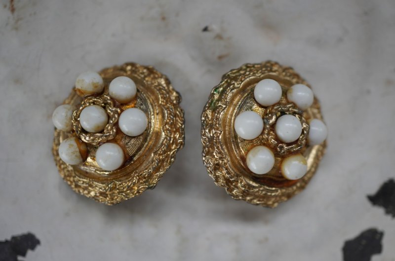 画像2: U.S.A. antique CORO Earrings  アメリカアンティーク コスチュームジュエリー ヴィンテージ イヤリング 1960－80's 