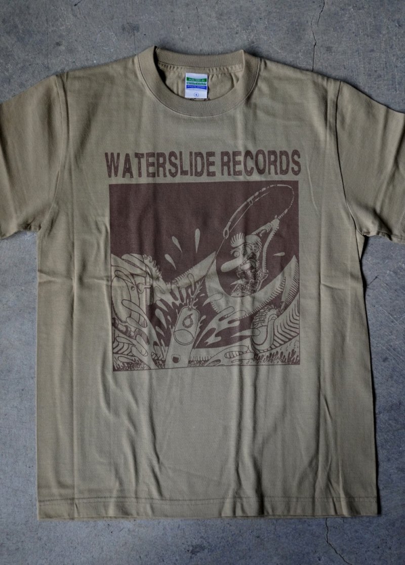 画像1: WATERSLIDE RECORDS Tシャツ (S)