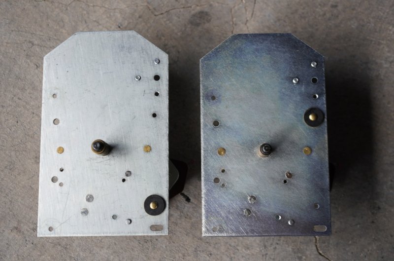 画像5: U.S.A. antique wall clock  MOVEMENT PARTS 2pcs アメリカアンティーク 掛け時計 ムーブメント 機械部品 2個セット ジャンク ヴィンテージ 1940-70's