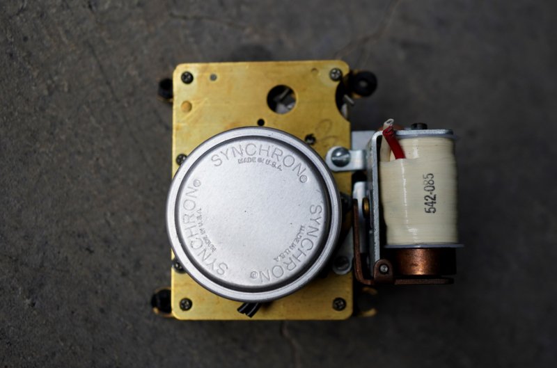 画像2: U.S.A. antique wall clock MOVEMENT PARTS アメリカアンティーク 掛け時計 ムーブメント 機械部品 ジャンク ヴィンテージ 1940-70's