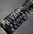 画像1: ENGLAND antique BUS ROLL SIGN イギリスアンティーク バスサイン H26xW78cm ヴィンテージ バスロールサイン 行先回転案内標示  1950-70's (1)