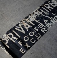 ENGLAND antique BUS ROLL SIGN イギリスアンティーク バスサイン H26xW78cm ヴィンテージ バスロールサイン 行先回転案内標示  1950-70's