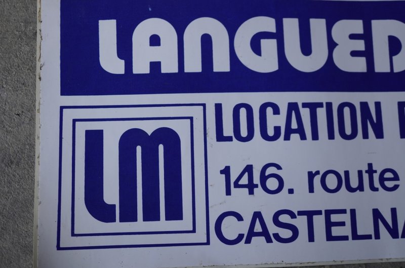 画像3: FRANCE antique  STICKERS LARGE フランス アンティーク ステッカー (大) 47.4cm シール ヴィンテージ 1980-90's