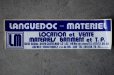 画像2: FRANCE antique  STICKERS LARGE フランス アンティーク ステッカー (大) 48.2cm シール ヴィンテージ 1980-90's (2)
